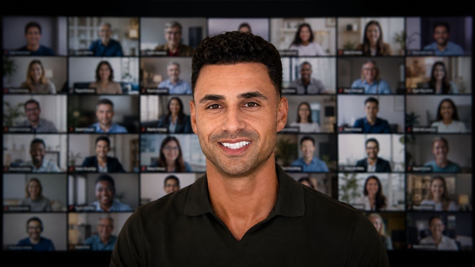 Omar with a global community of Prime AI Algo members